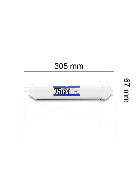 Membrana Osmotyczna 75 GPD | Półprzepuszczalna membrana | FITAQUA