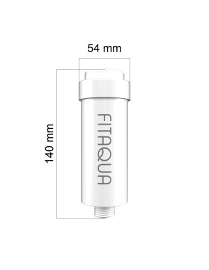 Filtr do wody pod prysznic FITAQUA – biały 2