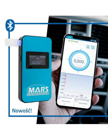 Alkomat Mars Elite FIT%ALCO | Sensor Elektrochemiczny