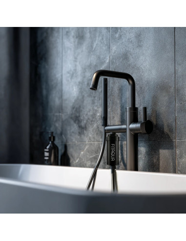 Zestaw Filtrów Prysznicowych Czarny FITAQUA | KDF, Duży Zapas Wkładów, Redukcja Chloru