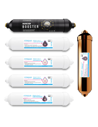 Półroczny Zapas Wkładów ALABASTER RO7 REDOX | Osmoza 7 Stopniowa, Woda Alkaliczna, Serwis