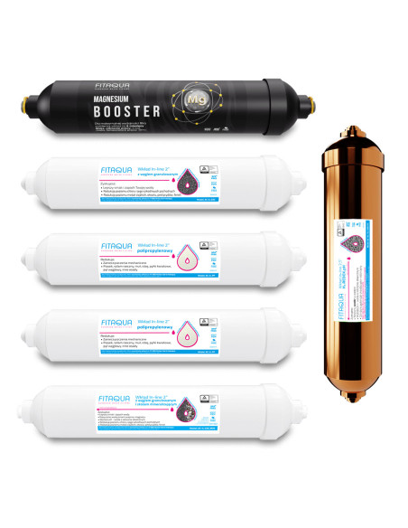 Półroczny Zapas Wkładów ALABASTER RO7 REDOX | Osmoza 7 Stopniowa, Woda Alkaliczna, Serwis